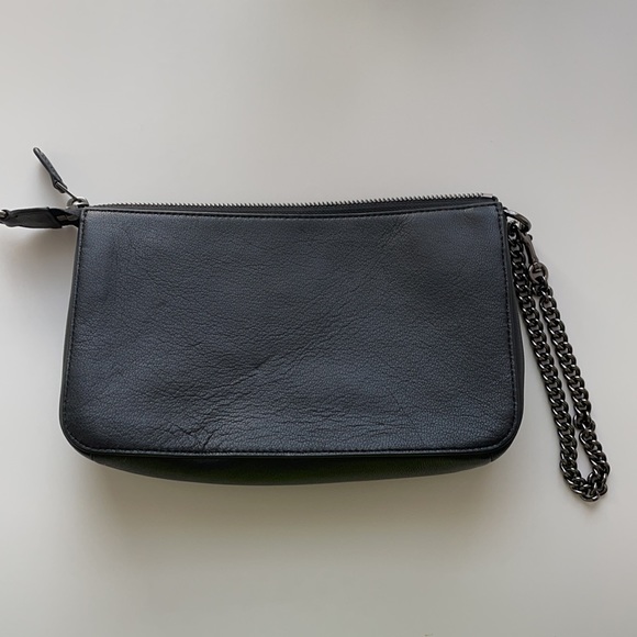 Coach Leopard Clutch with Chain Link - Picture 2 of 4